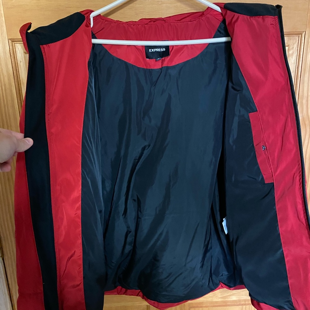 Express Men Puffer Jacket Size Large - Picture 5 of 8